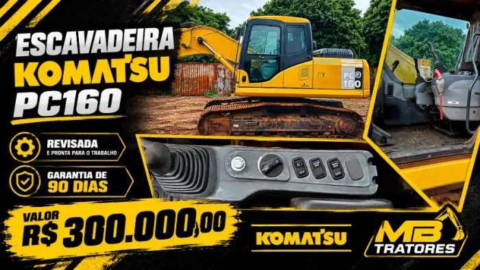 escavadeira Komatsu PC 160