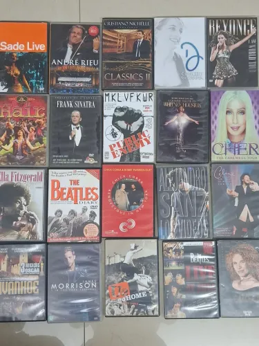 DVD musical internacional 2 (lote)R$186,00