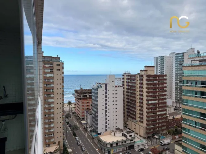 Apartamento com 2 dormitórios à venda, 77 m² por R$ 765.000,00 - Caiçara. - Praia Grande/S