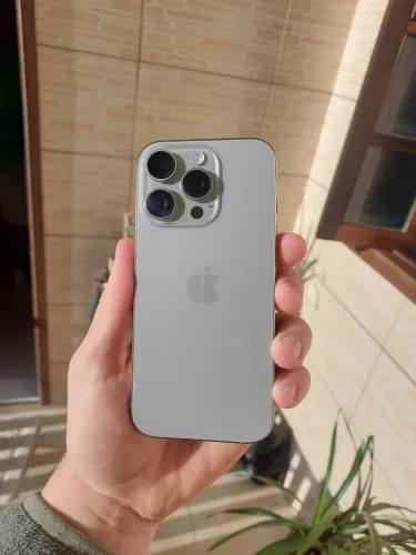 iPhone 16 Pro 256GB Natural Titânio + Nota Fiscal + Caixa Original