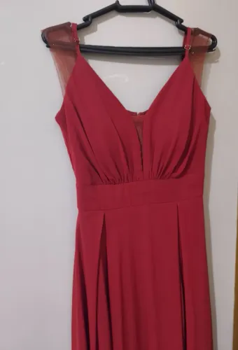 Vestido de festa cor Terracota P