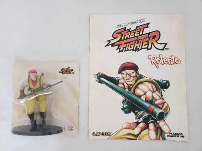 ROLENTO coleção Street Fighter Deagostini - Lacrado + Fascículo