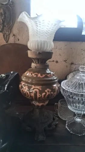 Luminária relíquia antiga rara
