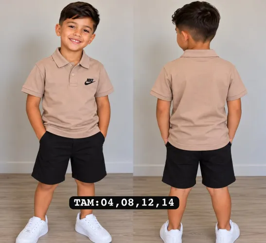 Camisas gola polo infantis da Nike de alta qualidade