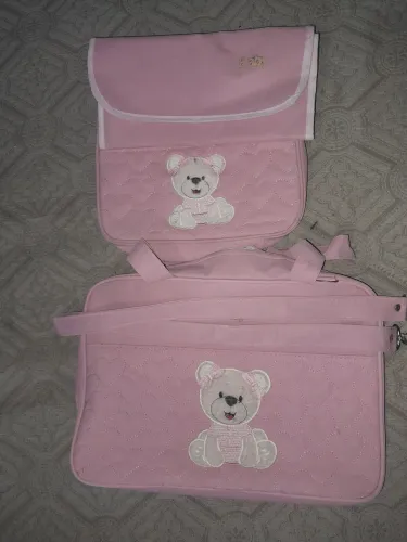 Kit bolsa maternidade e ninho com mosquiteiro