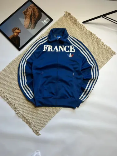 Jaqueta Adidas Originals France Track Jacket Azul Vintage