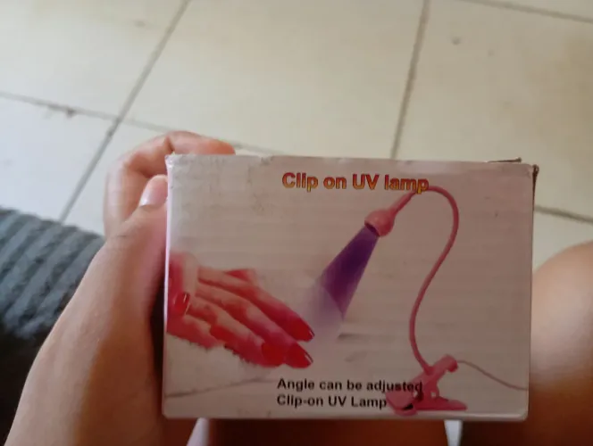 Clip on UV lamp