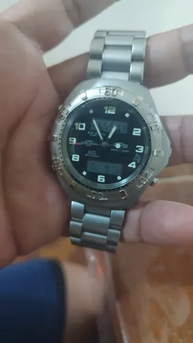 Relógio magnum vintage duplex masculino
