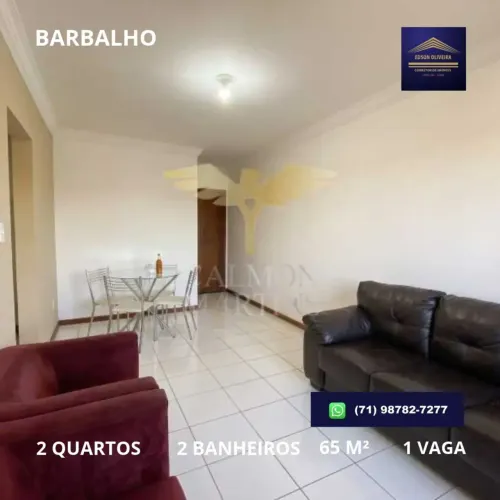 APARTAMENTO 2 QUARTOS, 65M², NO BARBALHO
