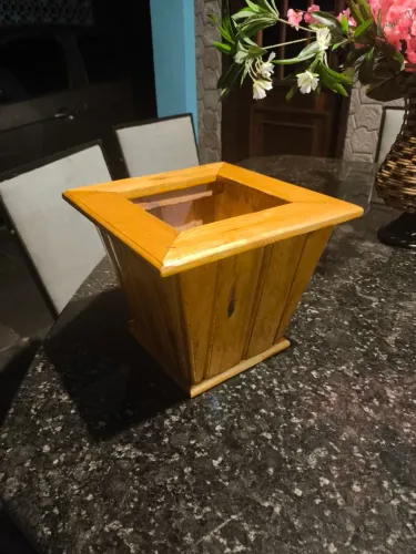 Vaso de Madeira 