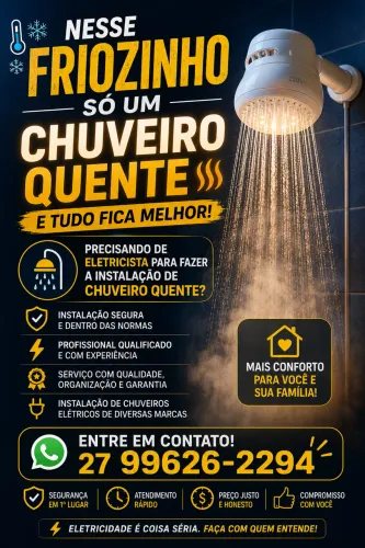 Precisando de eletricista? 