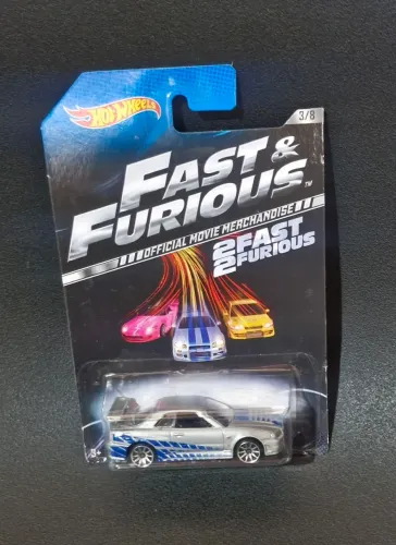 Hot Wheels 2014 Fast Furious Nissan Skvline Gt-r R34 Velozes