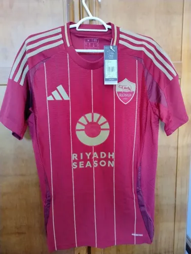 Camisa Roma Home 24-25 Original Adidas - Tamanho M - Nova na etiqueta 