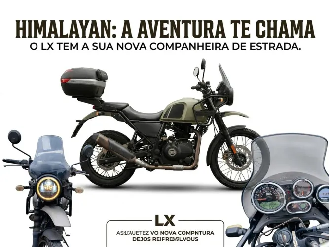 Royal Enfield Himalayan [Ano] - Pronta para Qualquer Aventura! Aceito troca por moto meno