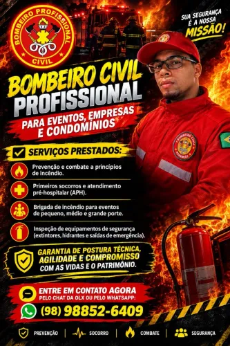 Bombeiro Civil Profissional para Eventos, Empresas e Condomínios<br>