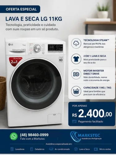 Lava e seca 11/7kg CV30