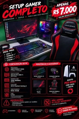 Vende-se SETUP GAMER