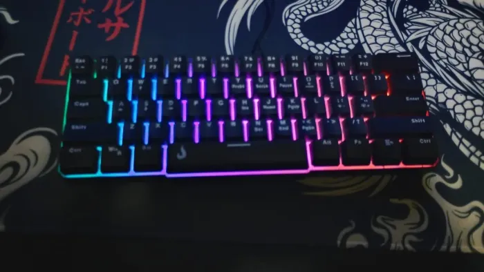 Teclado Gamer Semi Mecânico RGB