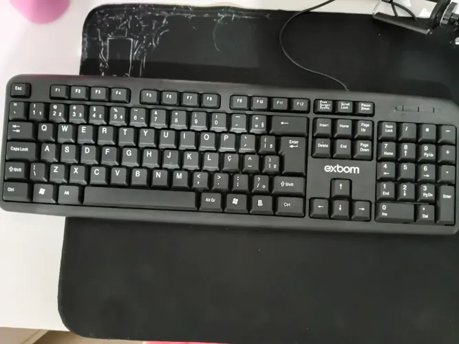 Teclado de membrana da exbom