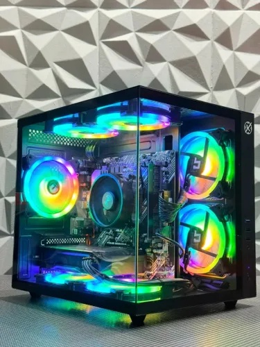 PC Gamer Ryzen 5 5500 / RX 7600 8GB / 16GB DDR4 / SSD 480GB