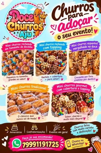 Churros para adoçar seu evento.