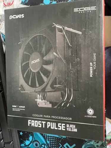 Cooler para Processador PCYES Frost Pulse Black Vulcan