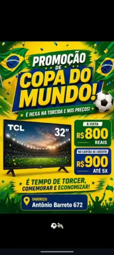 TV SEMP TCL 32" SEMI NOVA 