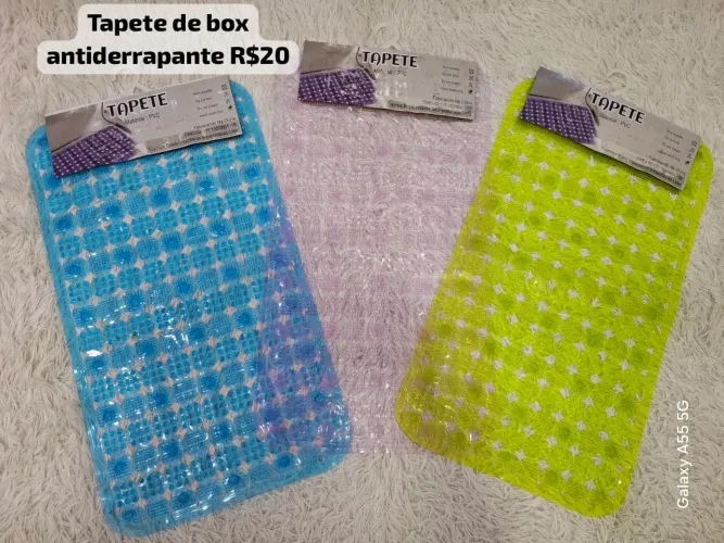 Tapete de box antiderrapante, tapete tipo toalha 
