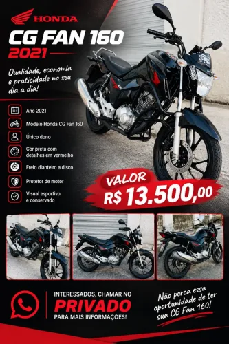 Honda CG 160 FAN Flex 2021