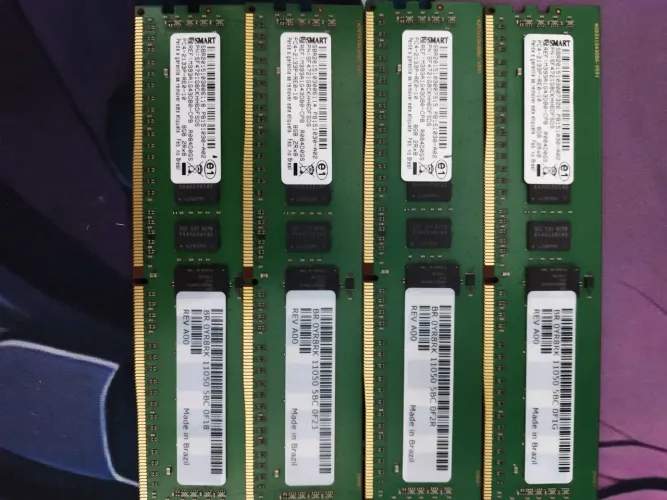 Memória X99 Servidor SMART DDR4 ECC 32GB - 4 de 8gb 2133