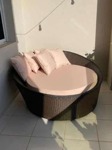 Sofá redondo - Chaise - 100% impermeável 