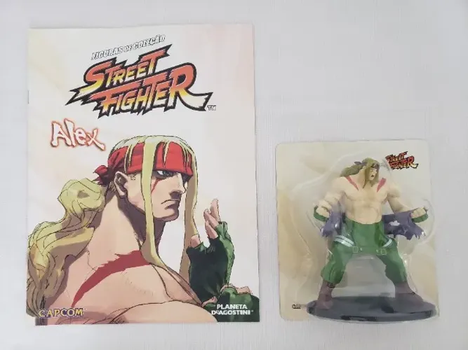 Personagem ALEX coleção Street Fighter Deagostini - Lacrado + Fascículo