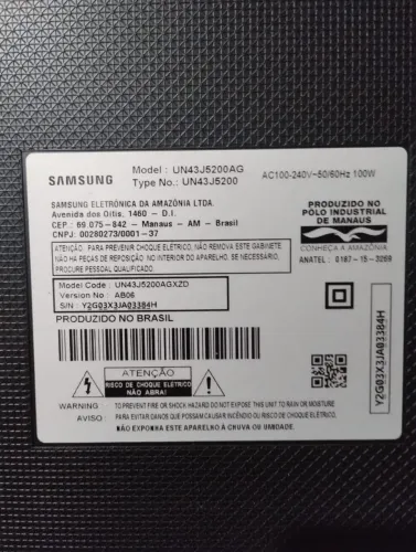 Placas e LEDs tv Samsung(un43j5200ag)