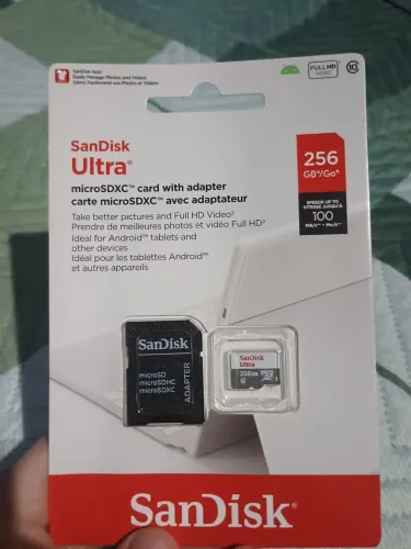 Cartão micro sd 256gb SanDisk original 