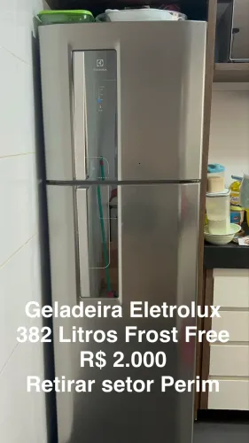 Geladeira Eletrolux 382 litros