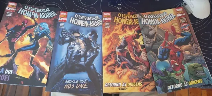 Hq "O Espetacular Homem Aranha" 2019 Vol 1 a 4 (Valor Negociavel, Vendo Separado)