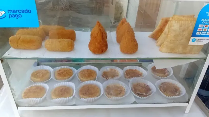 Vitrine de salgados