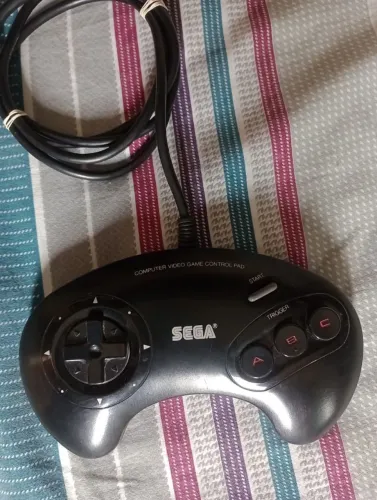 Controle Sega original 3 botões
