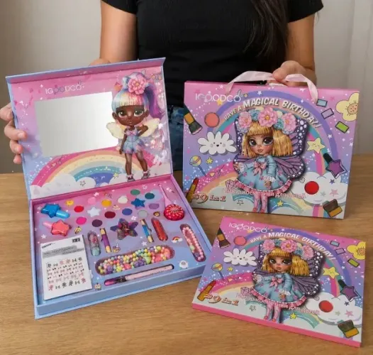 Kit de maquiagem infantil fada