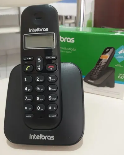 Telefone sem Fio Intelbras - TS 3110 visor luminoso - com Identificador de Chamadas