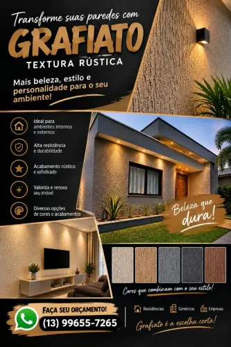 TRANSFORME SUAS PAREDES COM GRAFIATO! *