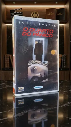 Fita VHS do filme O Quarto do Pânico - Legendado 