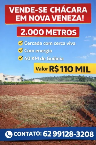 Vende se chácara em nova Veneza 