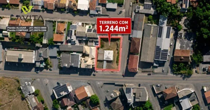 Excelente terreno comercial, industrial ou multifamiliar com 1.243,41m2, sendo 22,40m de f