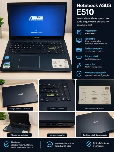 Notebook asus e510