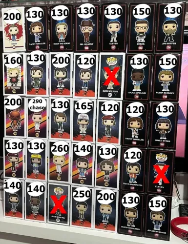 Funko stranger things * preços na foto