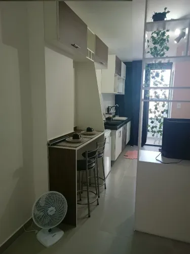Studio / Kitnet no Matosinhos, todo mobiliado e completo, com internet inclusa
