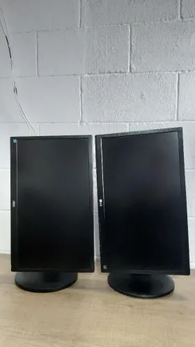 MONITOR LED 22° POLEGADAS FULL HD (1920x1080) HDMI - LG E AOC- BASE AJUSTÁVEL!