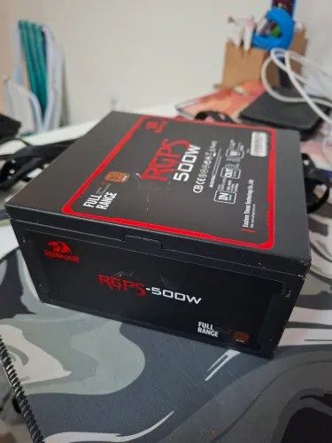 Fonte Gamer Redragon 500W Full Range 80 plus bronze