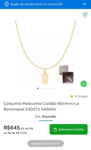Semi jóia rommanel